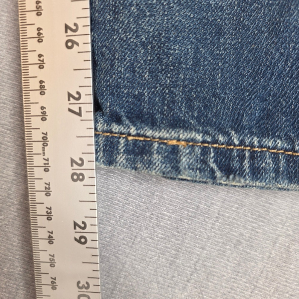 Lauren Ralph Lauren Jeans Womens 6 Blue Cotton Straight Leg Denim Boho Lace Chic - Picture 13 of 15